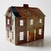 Pop-up patchwork dollhouse (quarter scale)