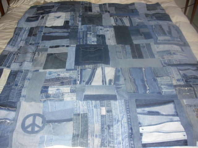 Recycled Blue Jean Quilt