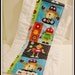 Robots Baby Gift Basket--- Burp Cloth, Bib, Rattle Block, Wash Cloth Set and Fabric Basket