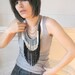 Maximum Fringe Necklace - Black, Champagne, Denim