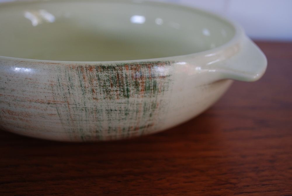 Vernon Kilns Raffia Bowl