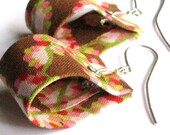 Repurposed Fabric Earrings "LOOPS"