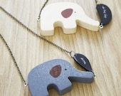 Elephants from the Circus. ANIMAL FARM necklaces.