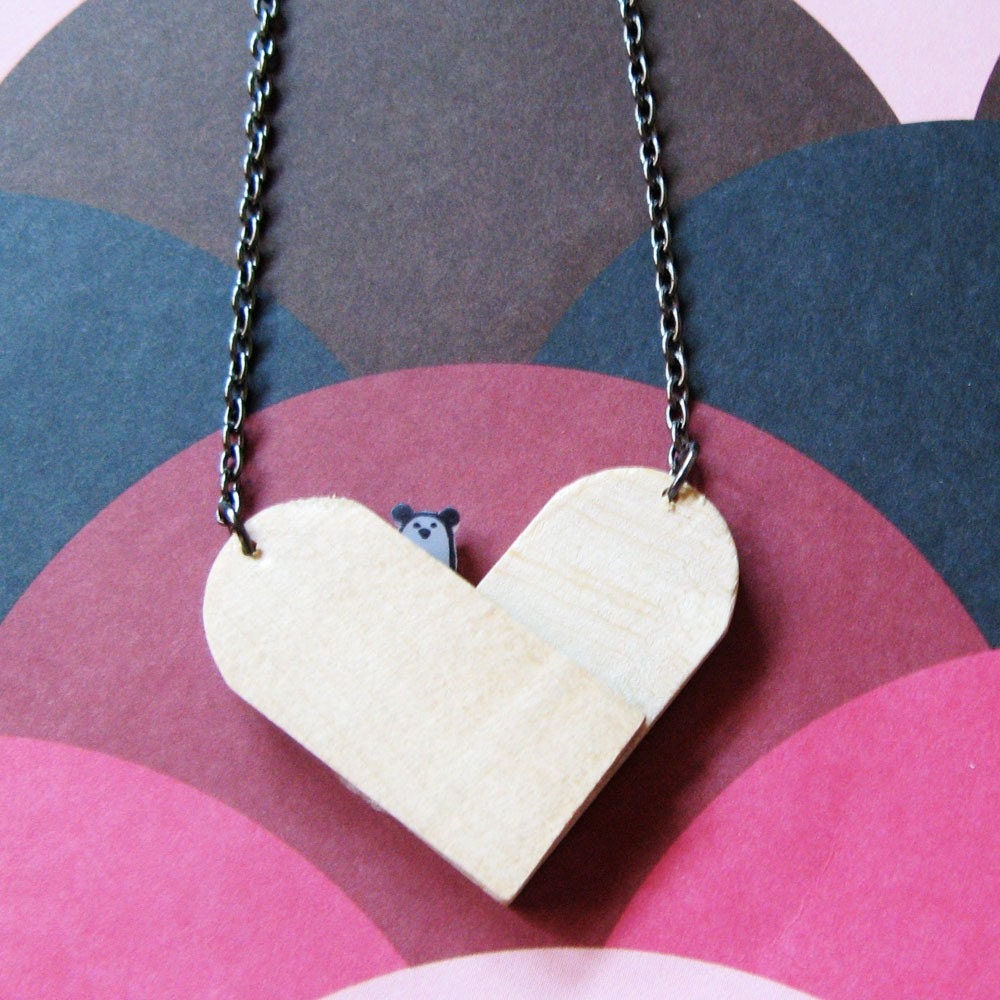 Beige WOod Series - No. 5 - Panda LOVE
