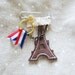 BROOCH - Romantic Paris Eiffel Tower Go France