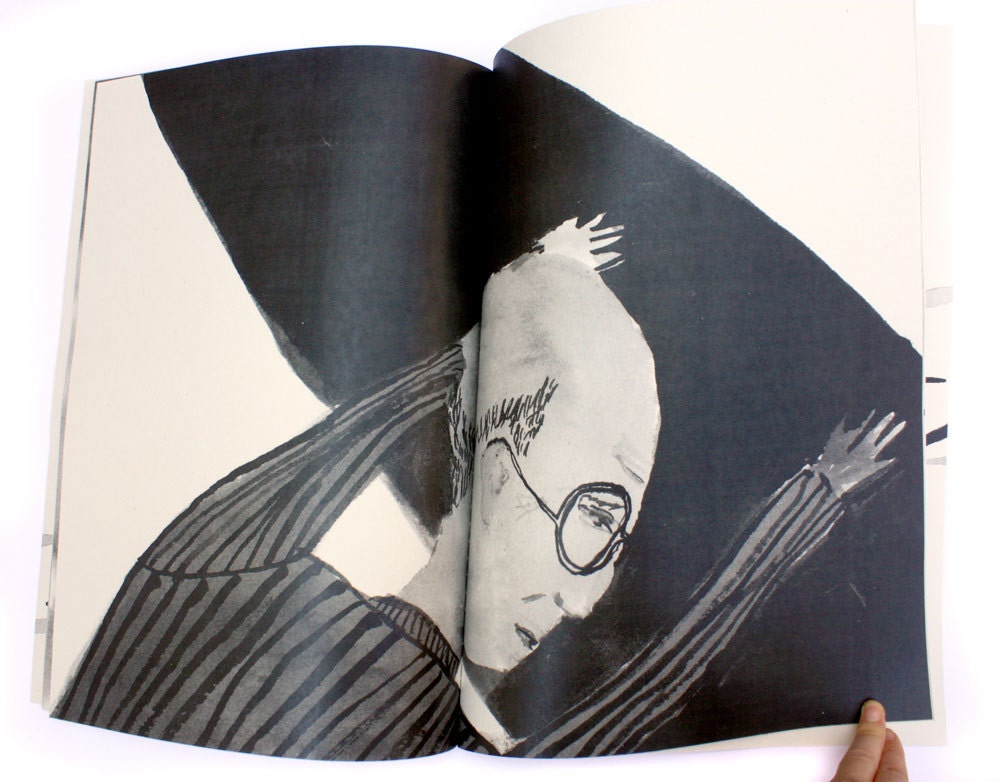 Illustrated oversized A3 book - Hand bound - Self-Published - Winkfield
