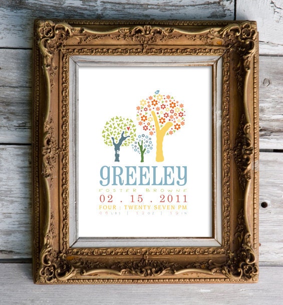 the greeley bird  - birth announcement