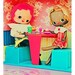 cute doll print kitchen art CAFE CUTE