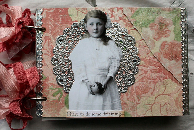 Heartstrings Altered HANDMADE Album OOAK