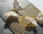 Metallic Ash Butterfly Gold