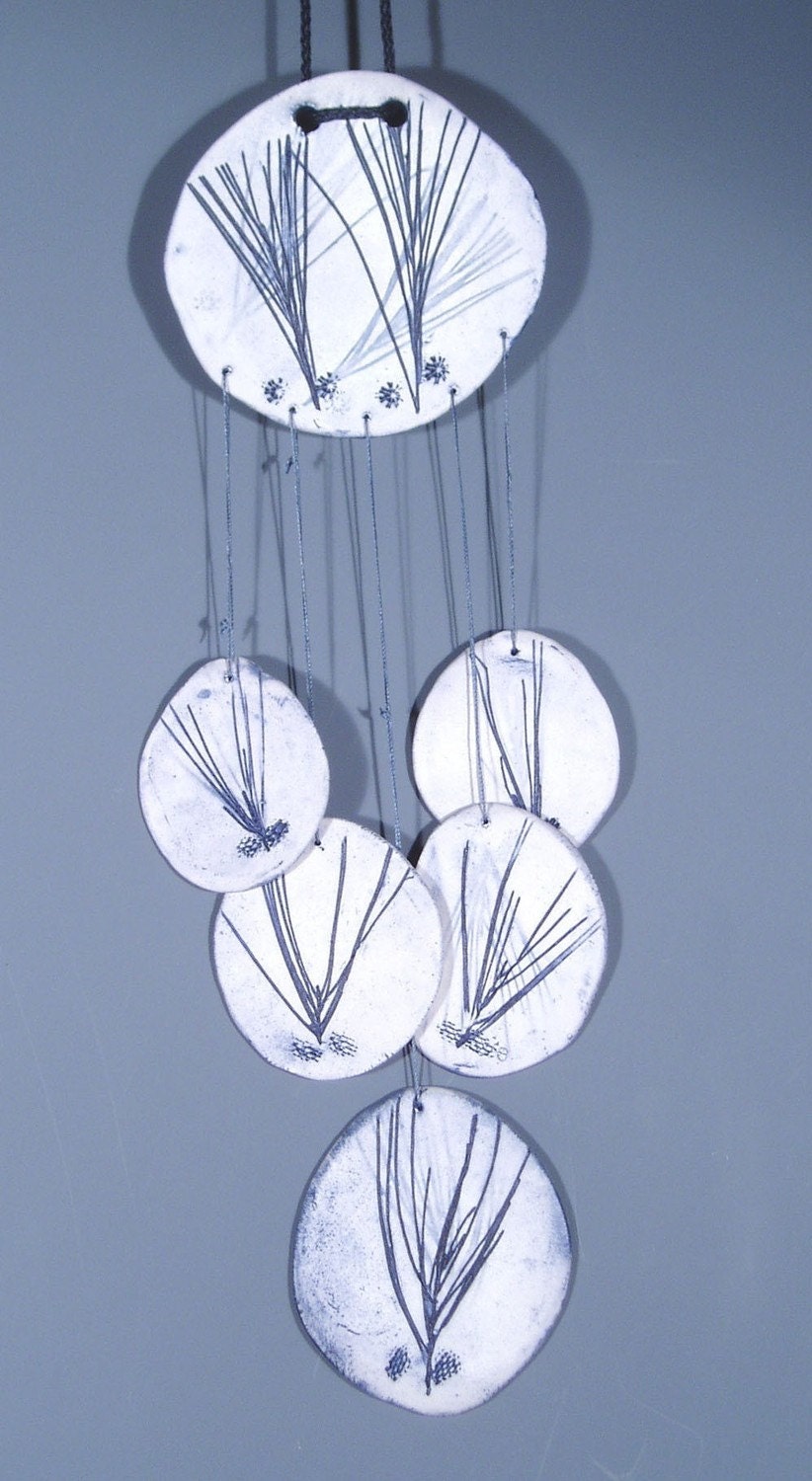 Blue Porcelain Wind Chime