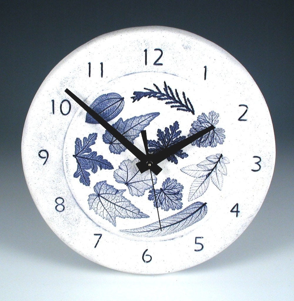 Blue Wall Clock