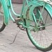 Bicycle Photograph, Still Life Picture, Cycling, Teal Bike Photography  - 5x5 inch Fine Art Photograph - "Cruising About Town"