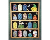 Escaping Bugs Bottle Quilt pattern INSTANT DOWNLOAD PDF