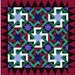Octagonia paper pieced quilt block pattern INSTANT DOWNLOAD PDF