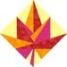 Maple Leaf paper pieced quilt block pattern INSTANT DOWNLOAD PDF