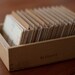 Perpetual Desk Calendar (Vintage paper cards)