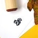 Squirrel Rubber Stamp