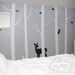 Birch Woodland Forest Wall Decal Set 102 in.
