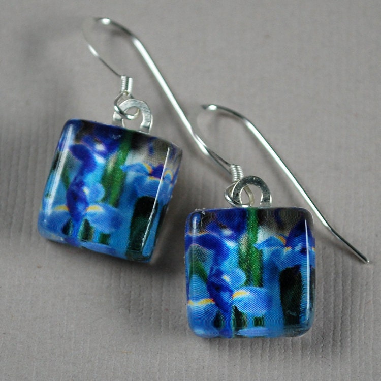 Bliss Earrings - Photo Earrings - Flower Earrings - Nature Photography