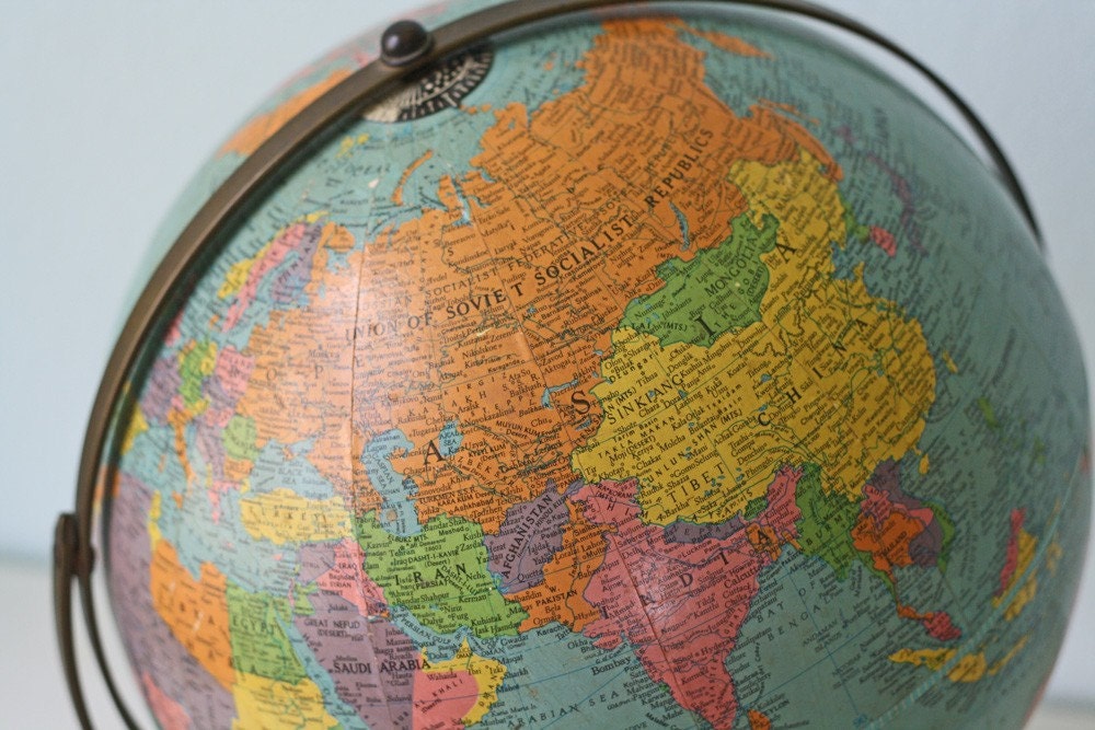 Retro Replogle 12 Inch Globe
