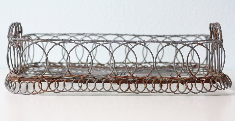Vintage Metal Basket