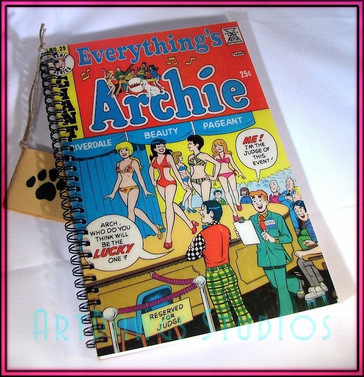 1973 Everything's Archie Comic Book Blank Journal (Notebook, sketch book, note pad)