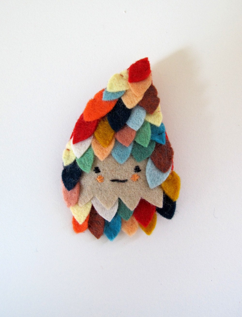 Feathered Brooch