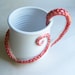 Monster Coffee Mug with ExtraTentacles MADE TO ORDER