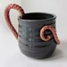 Monster Coffee Mug in Black