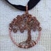 Tree of Life Pendant , Copper Tree with your personalized word, custom and unique