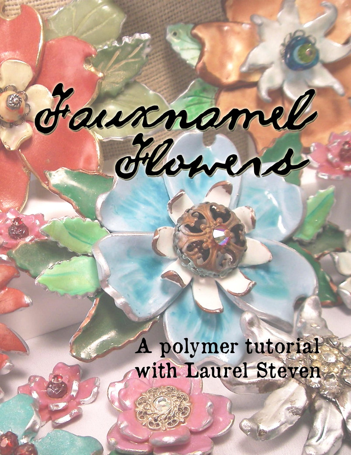 TUTORIAL - Fauxnamel Flowers in Polymer Clay