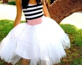Striped Tulle Party Dress