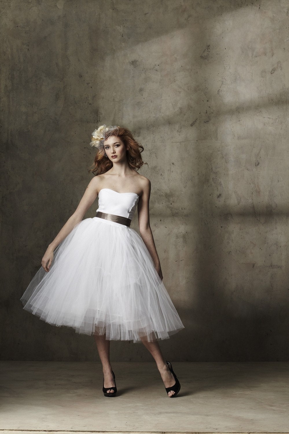 Casual Wedding Dress - Tea Length - A Whimsical Spring by Ouma