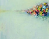 Abstract Landscape 3 Fine Art Giclee PRINT 8.5x11 from original oil painting
