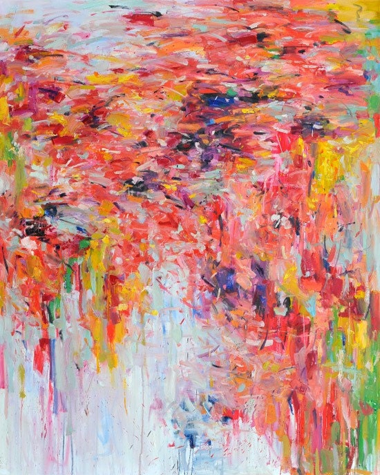 Art PRINT- giclee- 8x10 - from original oil painting-wall decor- wall art-abstract- contemporary