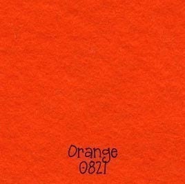 Orange......FELT....National Non Wovens.... FIESTA  LINE 12 X 18 Sheet