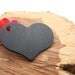 Chalkboard Heart gift tag set of 10 FREE SHIPPING