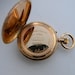 Vintage 18K gold ladies pocket watch dated 1896- Vacheron in original box - Half Hunter