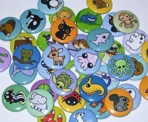 PICK ANY 5 DESIGNS - 1 Inch Button Pack