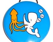 Squid and Whale BFFs - Keychain Bottle Opener