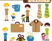 I Love My Daddy Clipart 07306 - Cute Digital Images - Clip art for commercial use