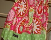 Reversible Skirt in Gypsy Bandana - Sizes 2T thru 12 girls