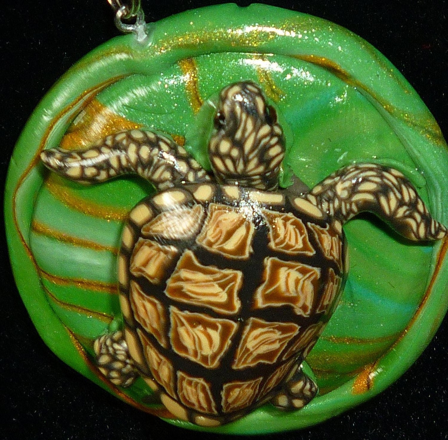 Sea Turtle Christmas Tree Ornament or Necklace Pandant Turtles