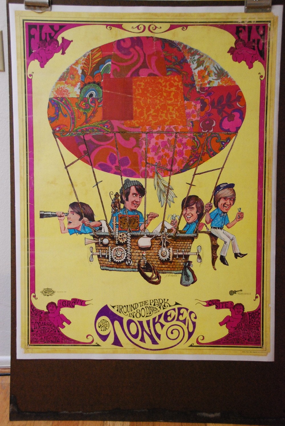 1967 Vintage Poster MONKEES