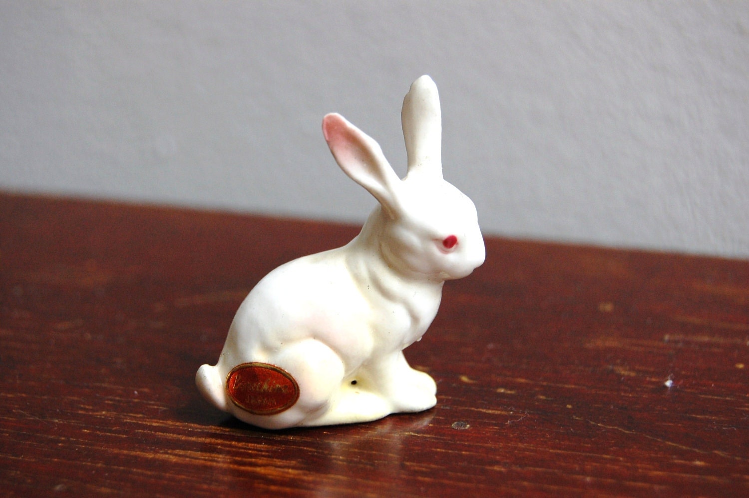 Vintage 1960s BONE CHINA Japan Miniature Rabbit