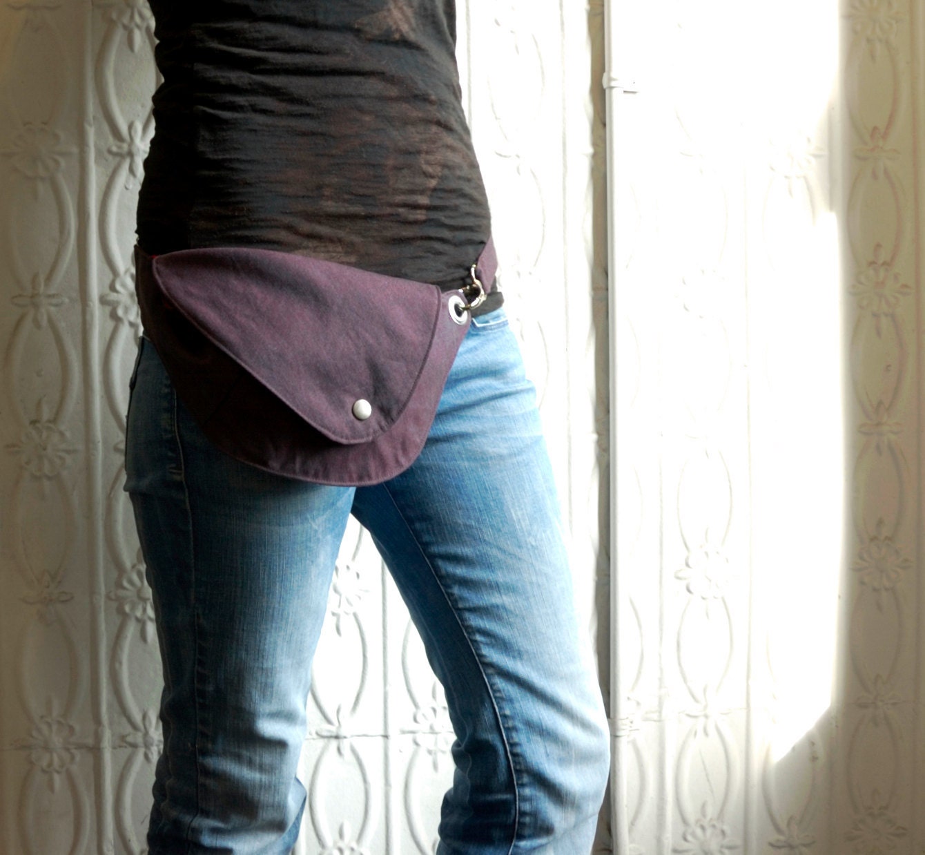 Purple Belt Bag : Hip Bag, Fanny Pack