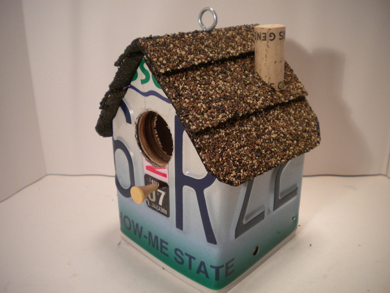 Missouri License Plate Birdhouse