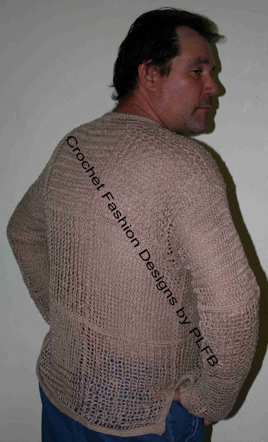 Men's Summer Shirt: PDF Crochet Pattern