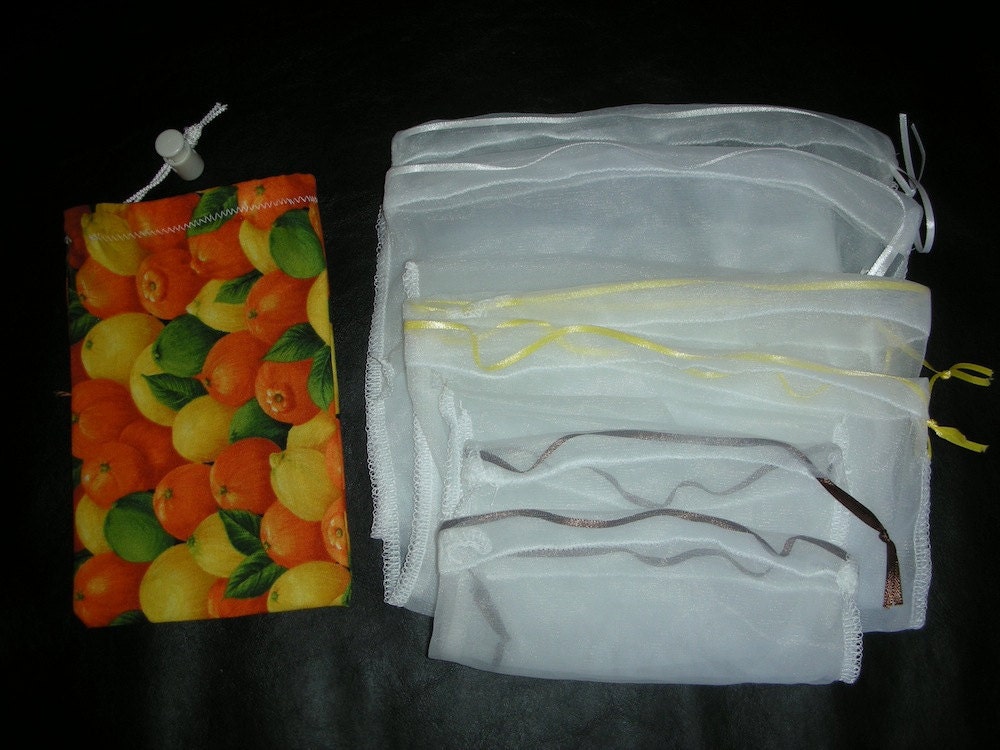 Reusable/Washable Produce Bags - Gift Pack set of 6